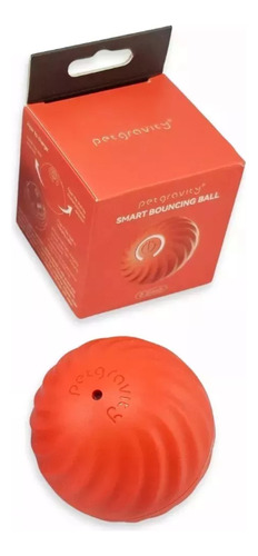 Pelota de juguete para mascotas Pet Gravity Gravity Rolling color naranja pequeño de 5cm de diámetro