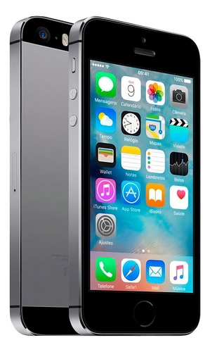 iPhone 5s 16 GB cinza-espacial - Bom (Recondicionado)