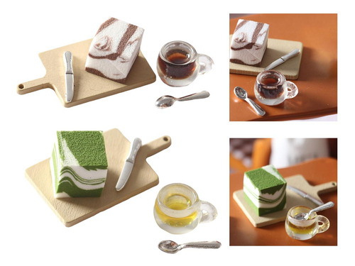 1:12 Casa De Muñecas Miniatura Pastel Pastelería Juguetes