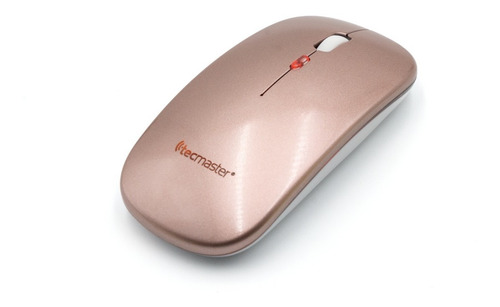 Mouse Dual Recargable Inalámbrico Bt Tecmaster Golden Rose