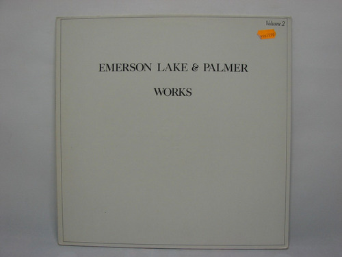 Vinilo Emerson Lake & Palmer Works Volume 2 1977 Alemania Ed