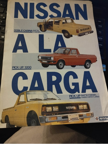 Folleto Catálogo Original Impreso Colección Nissan Pick Up