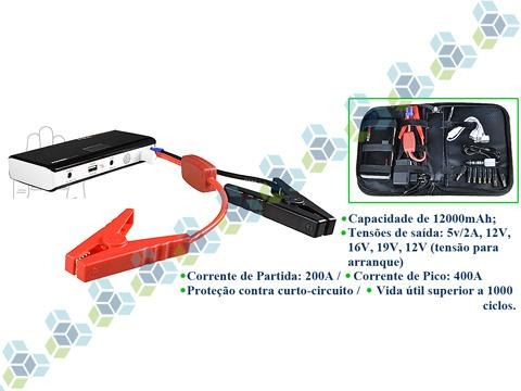 Auxiliar De Partida 12v Power Bank