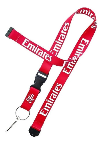 Lanyard Emirates Livery - Remove Before Flight