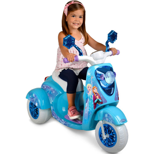 Scooter Para Niña, Diseño De Frozen Disney, 6v, Para