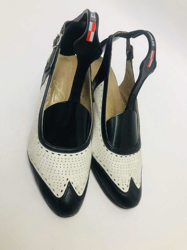 Zapatos Mujer 36 Combinado Muy Elegante Cuero Vacuno