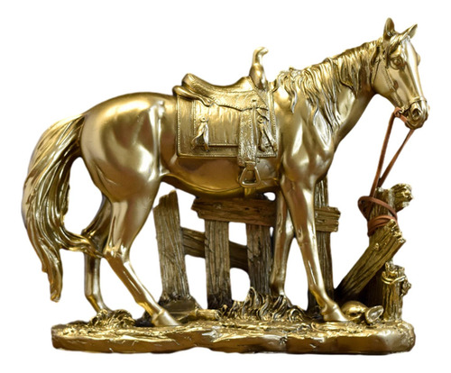 Escultura Decorativa De Estatua De Caballo, Adorno De