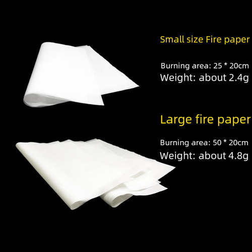 Papel Mágico De Llama Chispeante 20cm 25cm Xiao Zhang