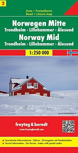 Book : Map-norway Central (road Maps)#2 Fb (english, German