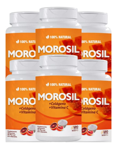 Kit 2x Morosil + Colágeno + Vitamina C - 240 Cápsulas
