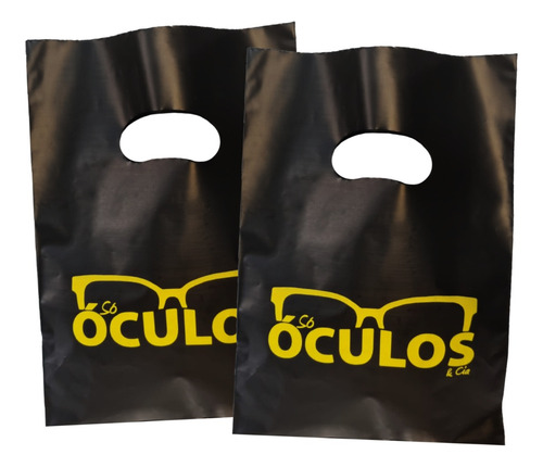 Sacola Plástica Personalizada 20x30 100 Unid Esp.012