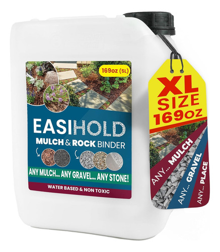 Easihold Rocks Pegamento Mulch Gravilla Piedras Resina