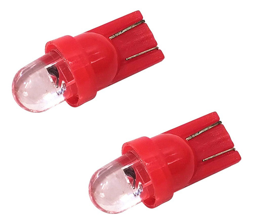 Juego Lamparas Piojo Sin Culote Redondo Led Rojo Yamasida Um