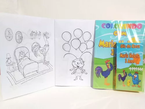 Kit Livro de Colorir+giz de cera -DragonBall Z