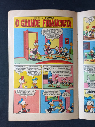 Gibi Antigo Zé Carioca N 1103. Hq Zé Carioca Ano 72. Gibis Disney (Usado)