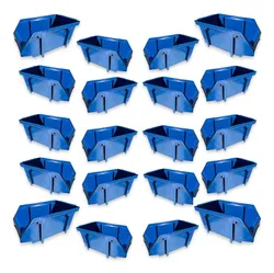 Comprar Gaveteiro Organizador Plástico Bin N°3 - 30 Unidades Azul no Mercado Livre