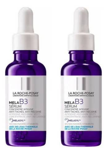 2 Piezas Sérum Concentrado Mela B3 La Roche-posay 30ml Normal Día/noche