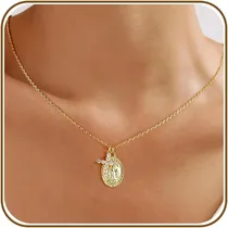 Comprar Collares De Cruz De Oro Para Mujer, Collares De Crucifijo, D