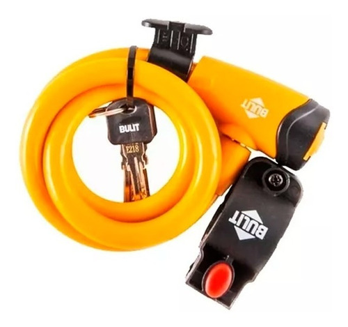 Linga Seguridad Acero Reforzada 12mm 1mt Bulit 3 Llaves