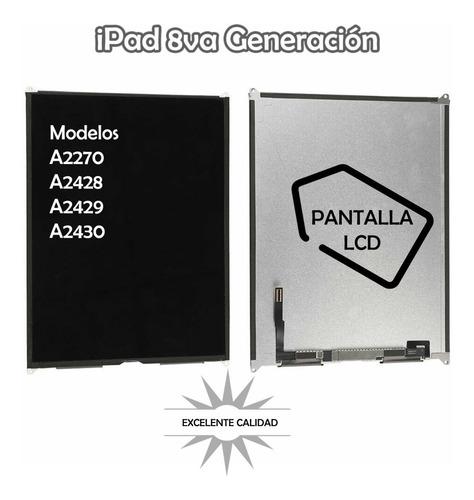 Pantalla Lcd Oem Display iPad 8 - 100% Original Calidad Ccs