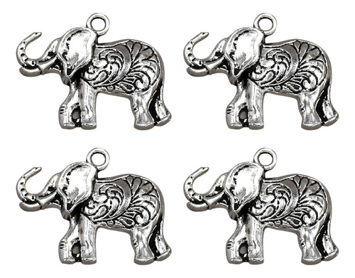 Qianyu Colgantes De Plata Con Forma De Elefante Para Joyas