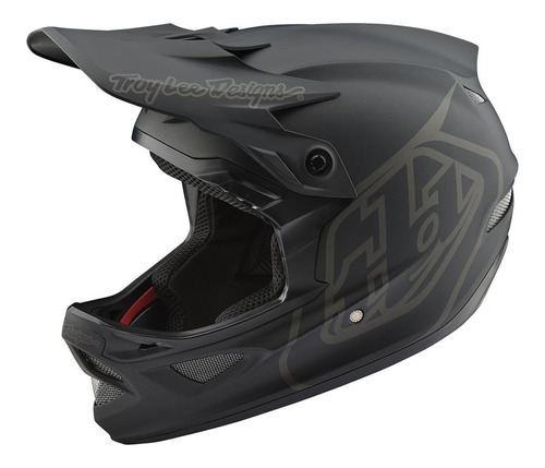 Casco Para Bici Troy Lee Design D3 Fiberlite Mono Black