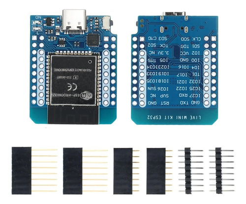 Tarjeta D1 Mini Esp32 Esp-32s Wifi Bluetooth Ch9102 Tipo C