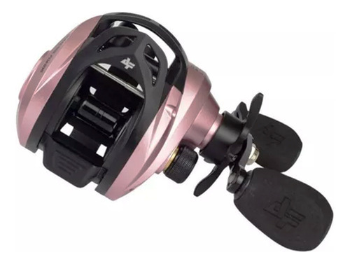 Carretilha Albatroz M21 Pro Pink Drag 9kg 6 Rolamentos Força Lado Da Manivela Direita