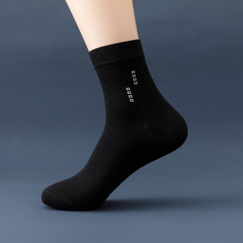 5 Pares 100% Algodón, Calcetines Media Pantorrilla -