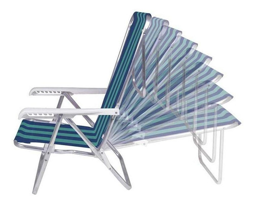 Silla reclinable Mor, aluminio, colores surtidos - 2104