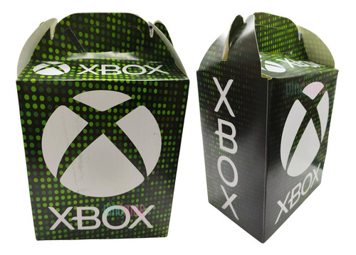 30 Caja Dulcera/lonchera Xbox Fiesta, Dulces Bolo Games Xbox