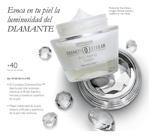 Crema Facial Anti Arrugas Diamond Cellular Oriflame (suecia)
