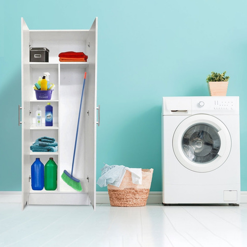 Escobero Despensero 1.80 2 Puertas Maxi Organizador Cocina @