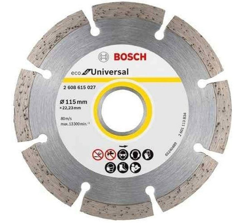  Disco Diamantado Segmentado Bosch 115mm - Ynter Industrial 