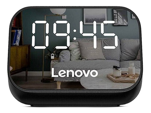 Reloj Parlante Lenovo Speaker Ts13 Bluetooth Negro