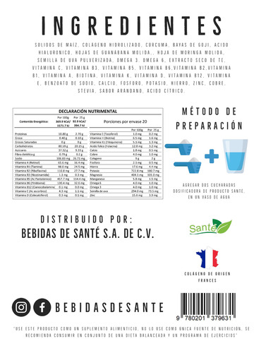 Sabores En Polvo Para Bebidas De Recuperación 1.5 Kg