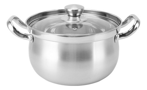 Olla Para Sopa De Acero Inoxidable, 24 Cm, 201, A Prueba De