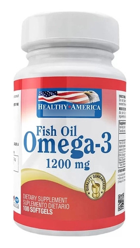 Omega 3 Fish Oil 1200mg X 100 - Unidad a $670