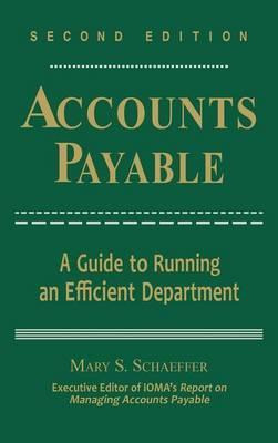 Libro Accounts Payable : A Guide To Running An Efficient ...