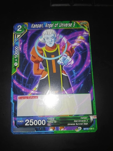 Kampari, Angel Of Universe 3  Carta Dragon Ball Tcg