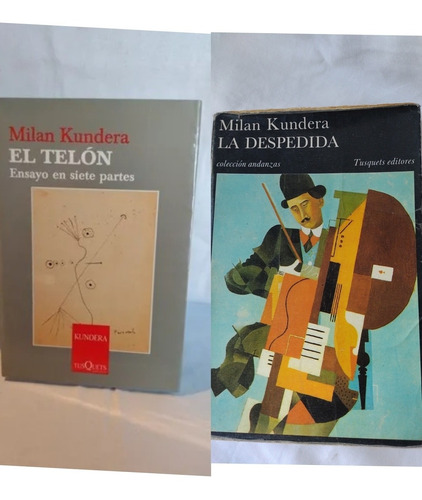 Milan Kundera El Telón Ensayo 7 Partes + Despedida Tusquets