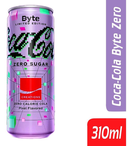 Coca Cola Byte Zero Açucar Pixel Flavor 310ml 7894900028003