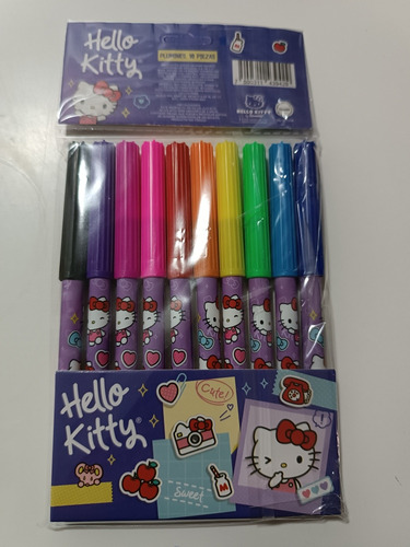 Set Papelería Hello Kitty Sanrio 4 Piezas (Usado)