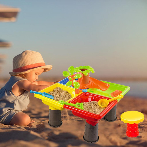 Mesa De Arena De Juguete Para Niños, Caja De Los 45x45x35cm