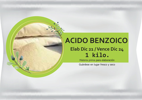 Acido Benzoico 1 Kilo