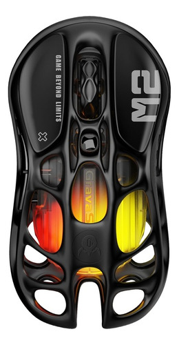 Gravastar Mouse Avanzado Programable Para Gaming Mercury M2 Color Negro