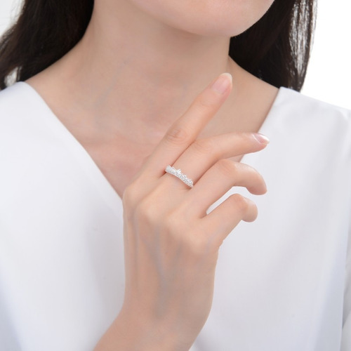 Anillo De Coronita En Plata 925