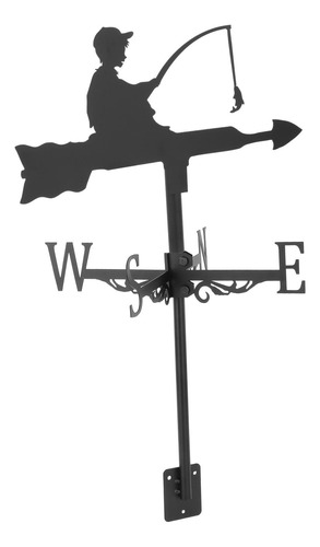 Metal Weather Vane Roof Garden Stake Outdoor Bracket