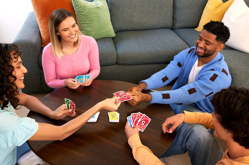 Juego De Cartas Mattel Games Uno Teams Para Niños, Adultos Y
