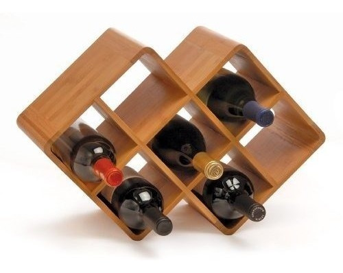 Oenophilia Bamboo Wine Rack 8 Botella